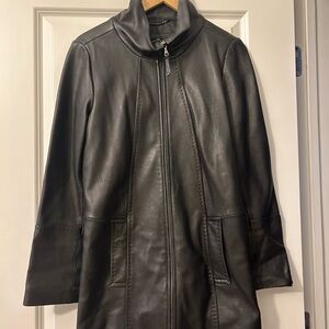 Women’s leather coat